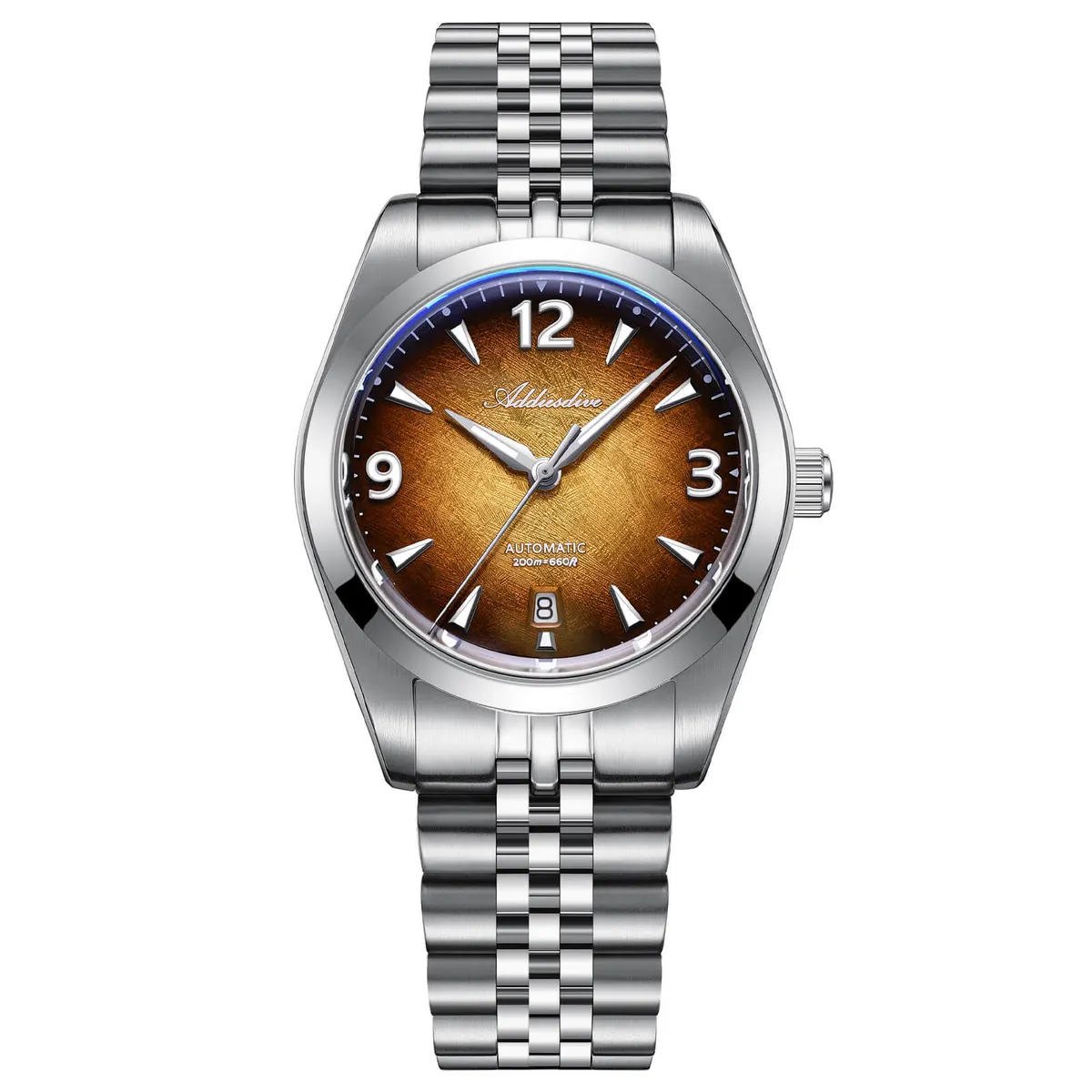 Montre Addiesdive AD2560 Automatique 39 mm – Marron