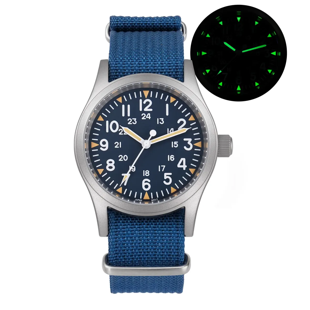 Montre Militado Quartz 38 mm – Version 5