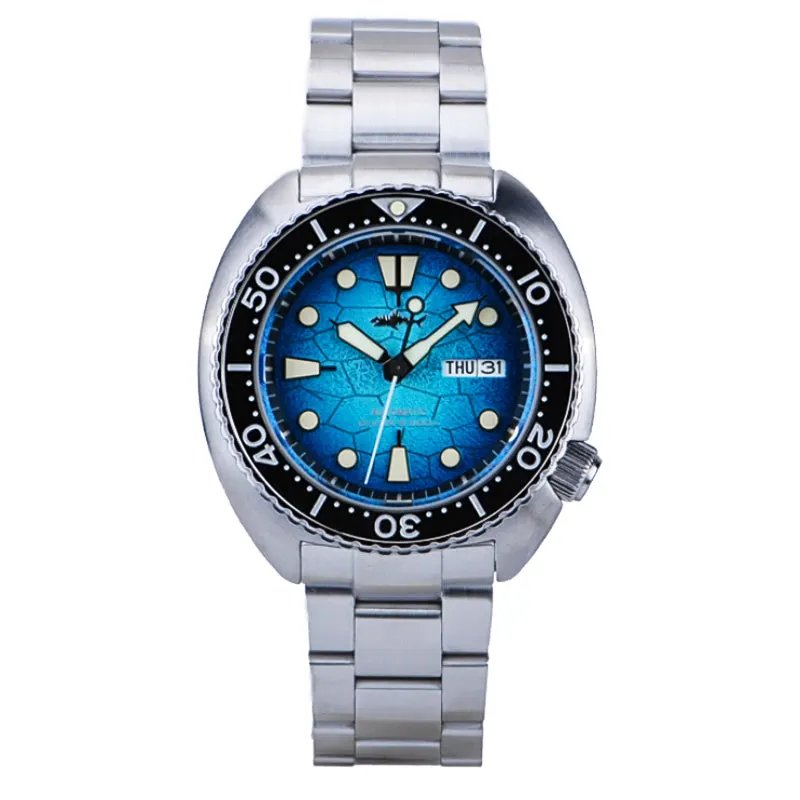 Montre Heimdallr Automatique 45,5 mm – Bleu / Acier inoxydable