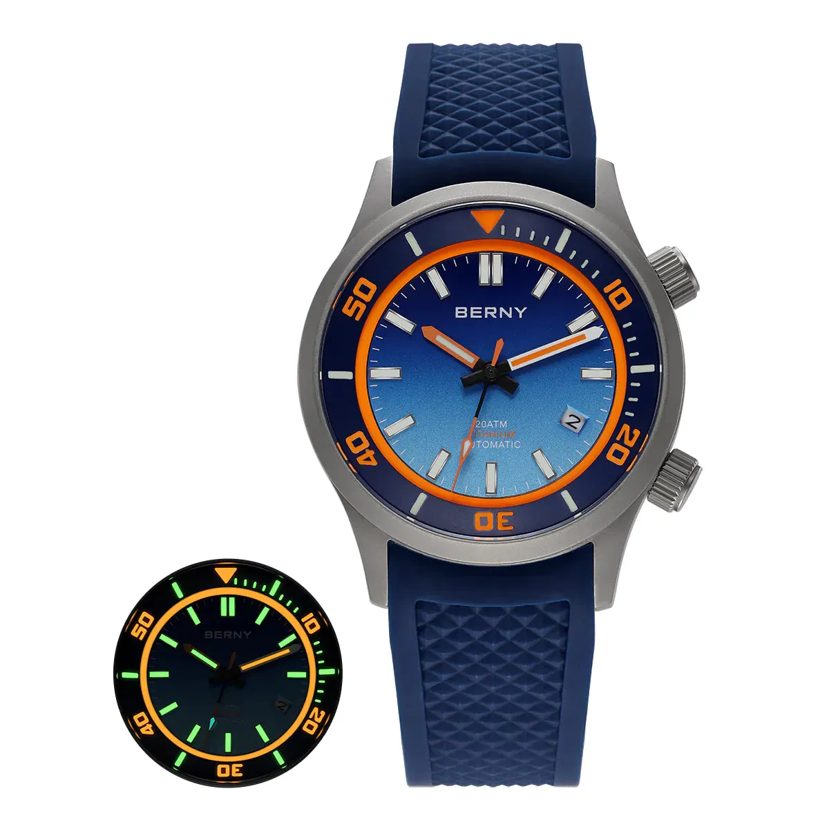 Montre Berny AMT149M Automatique – Bleu