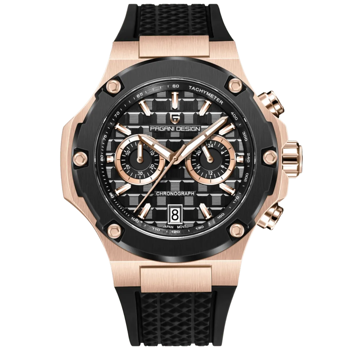 Montre Pagani Design PD-YS032 Méca-quartz 44 mm – Or rose