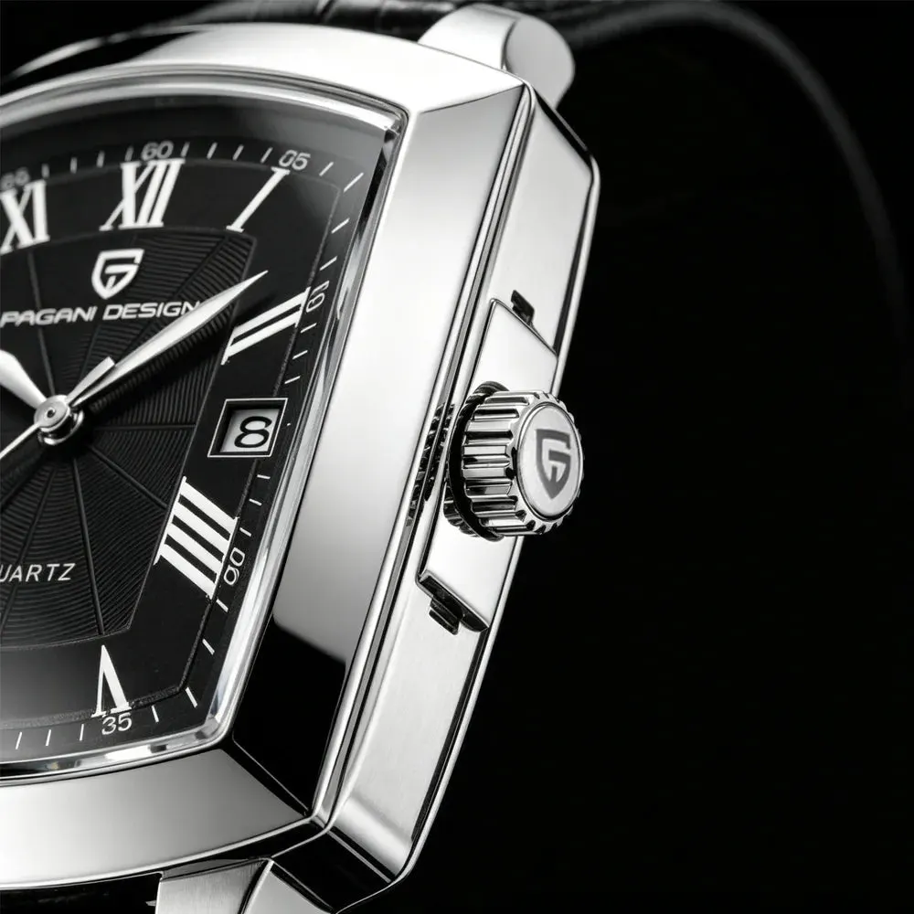 Montre Pagani Design Quartz 33 mm – Blanc marron