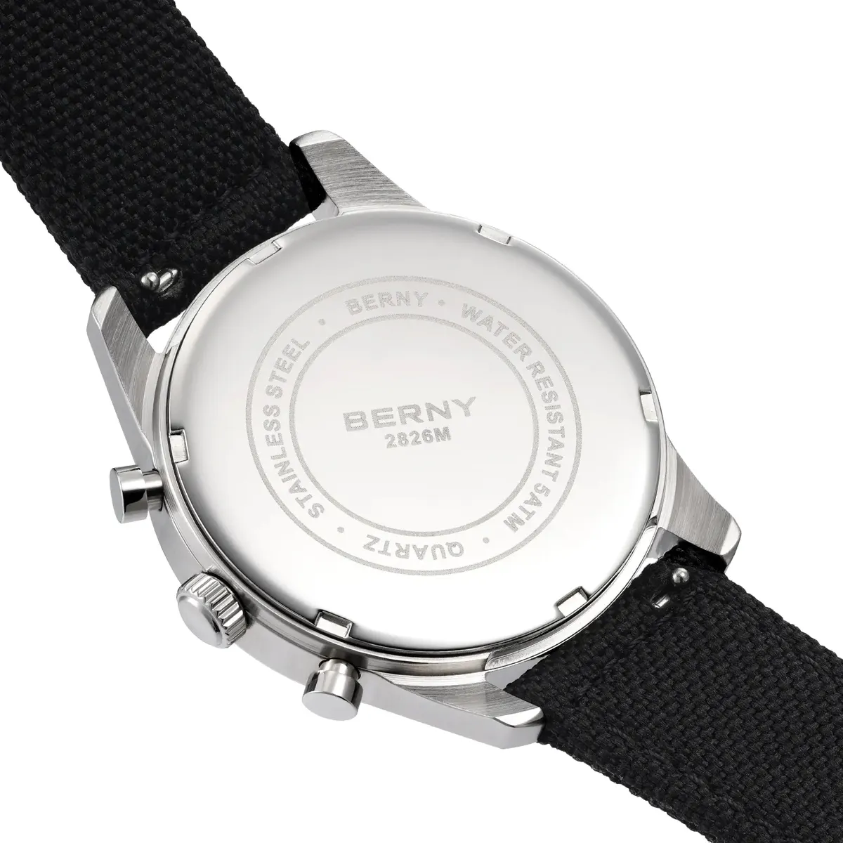 Montre Berny Quartz – Orange / Noir