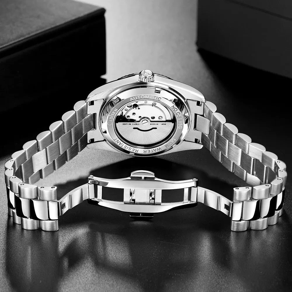 Montre Cadisen C8185 Automatique 40 mm – Bleu