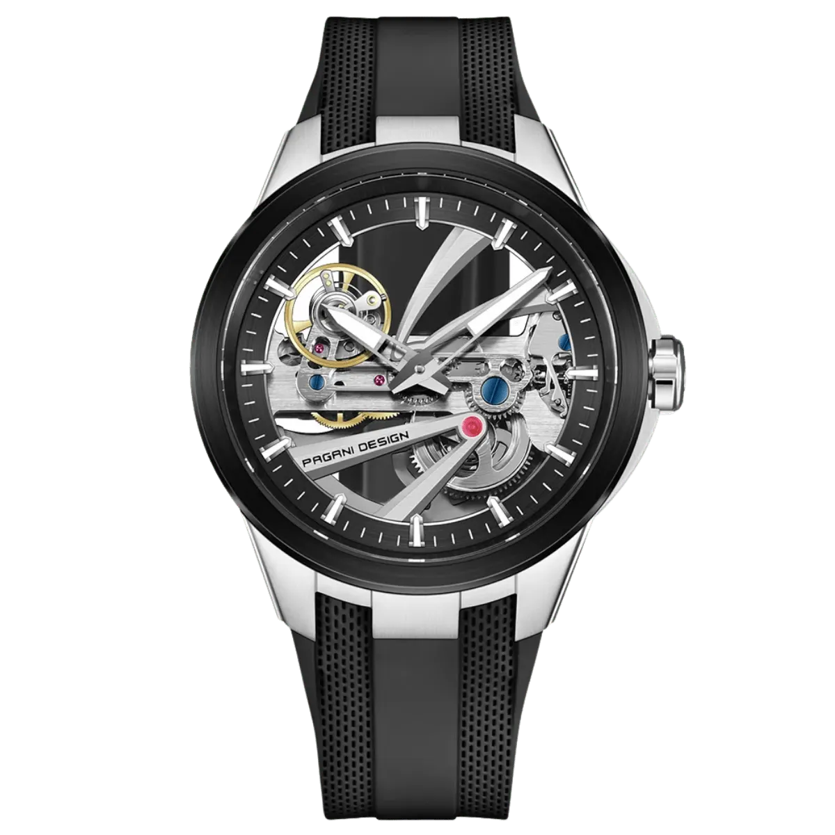 Montre Pagani Design PD-YS030 Automatique 42 mm – Argent noir