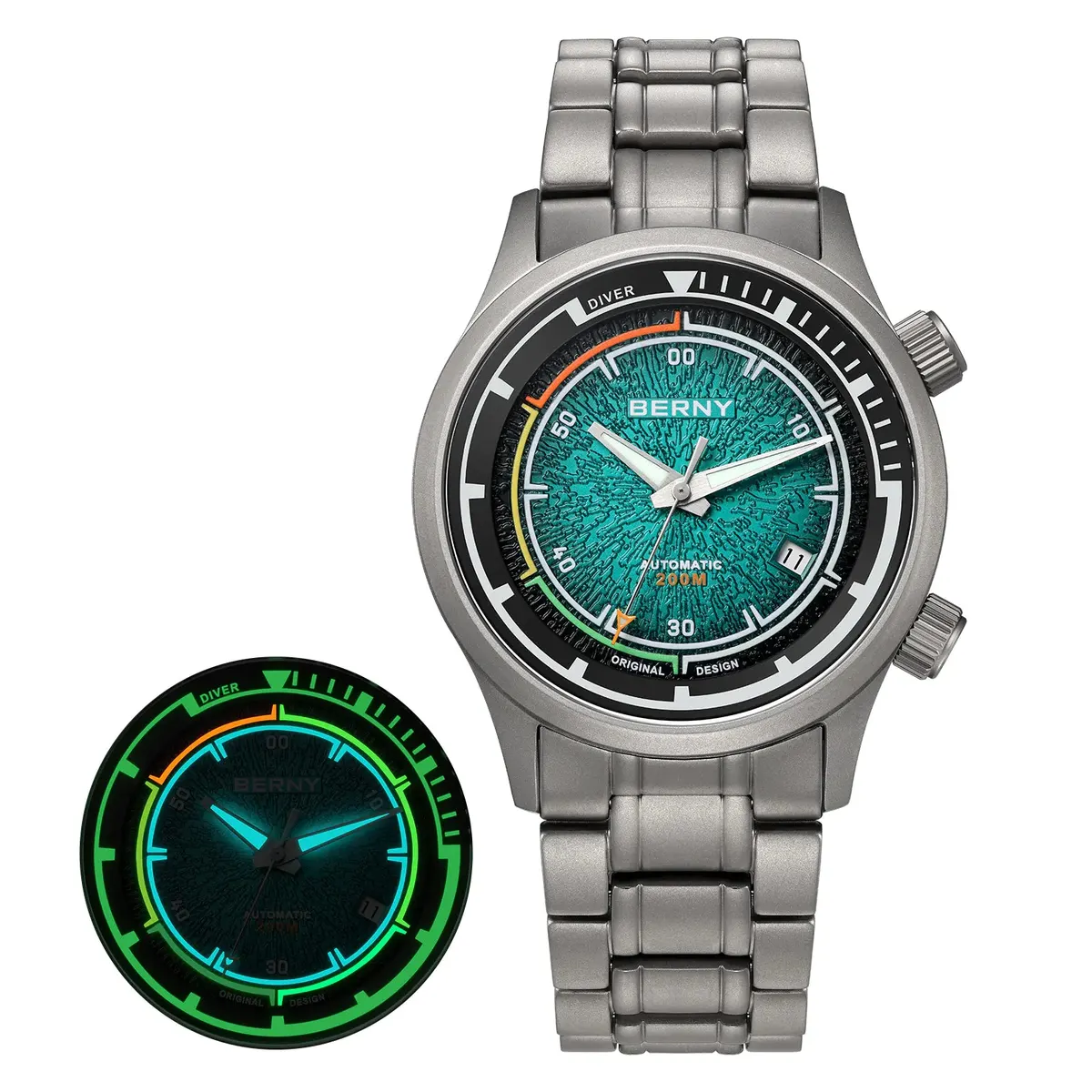 Montre Berny AMT159MS Automatique – Réf. AMT159MS-MGN