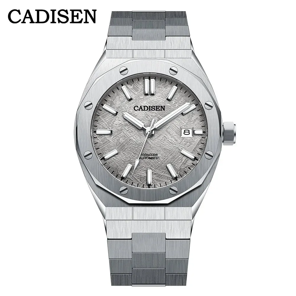 Montre Cadisen C8193 Automatique 42 mm – Gris météorite
