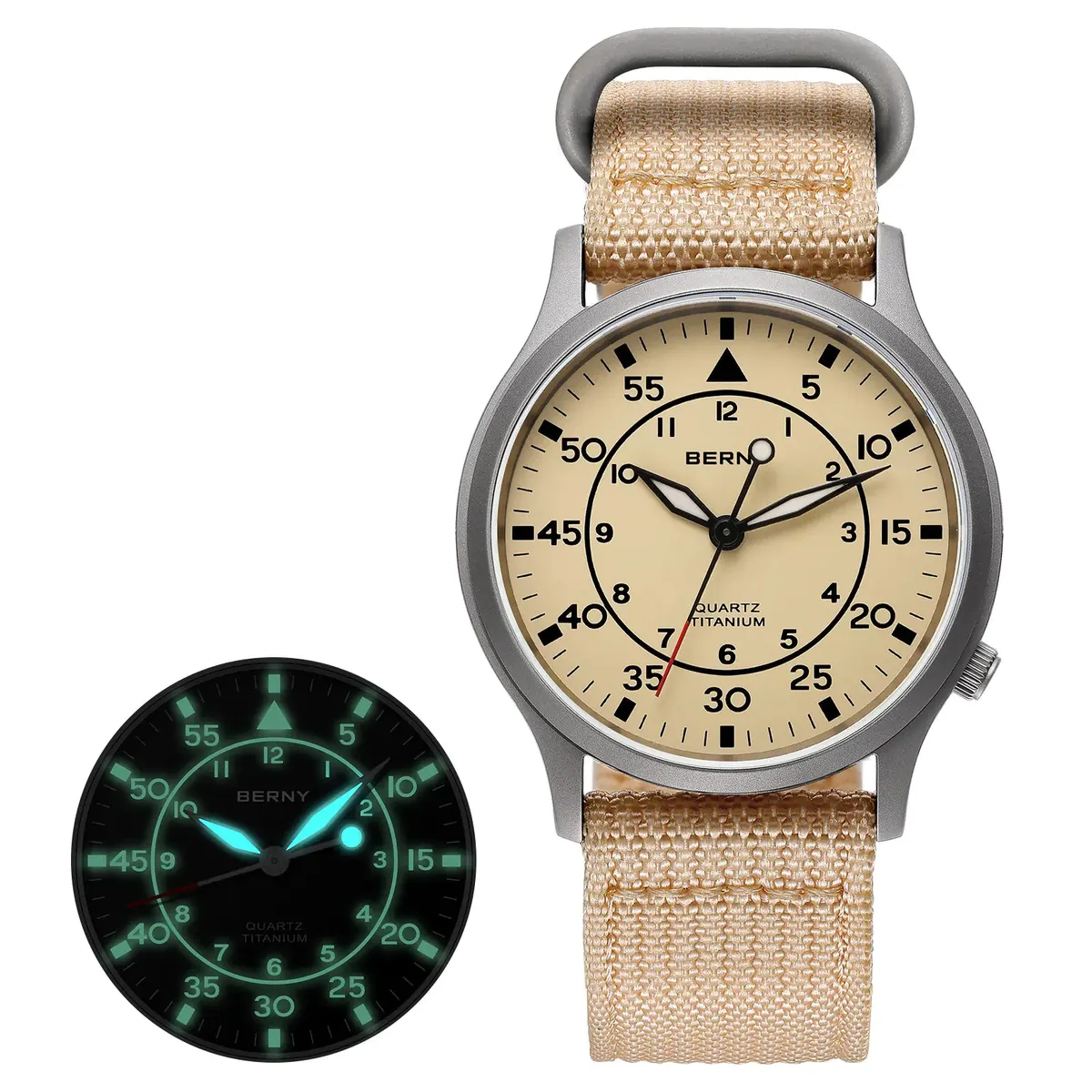 Montre Berny T2566M Quartz – Crème