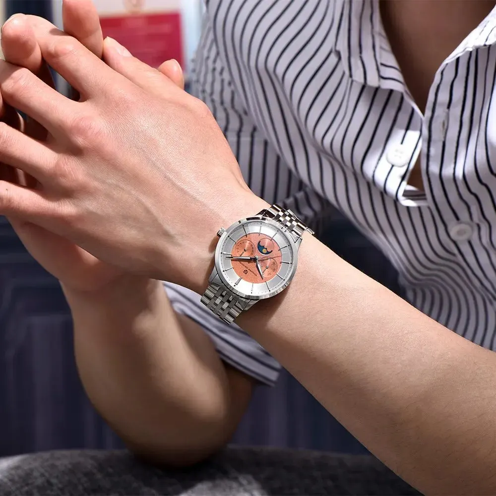 Montre Pagani Design PD-1795 Quartz 40 mm – Marron acier