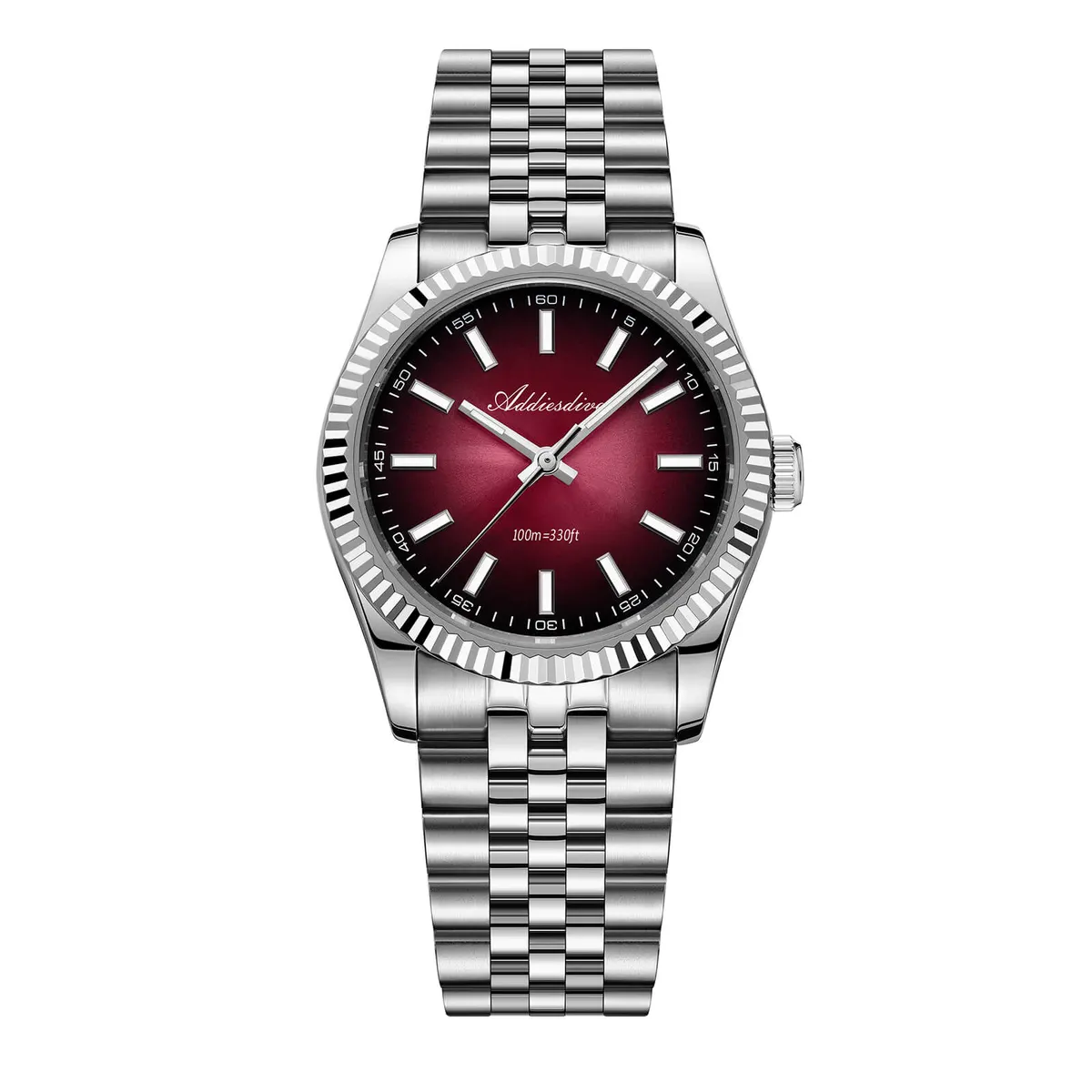 Montre Addiesdive AD2073 Quartz 36 mm – Rouge