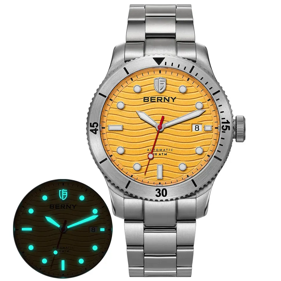 Montre Berny AM134M Automatique – Jaune