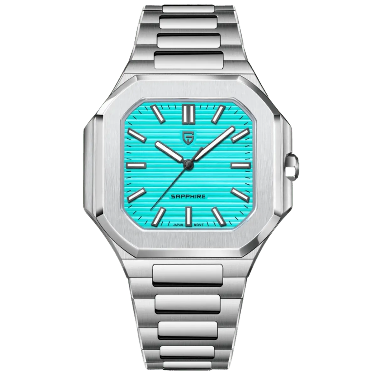 Montre Pagani Design PD-YS019 Quartz 37 mm – Bleu ciel / Acier
