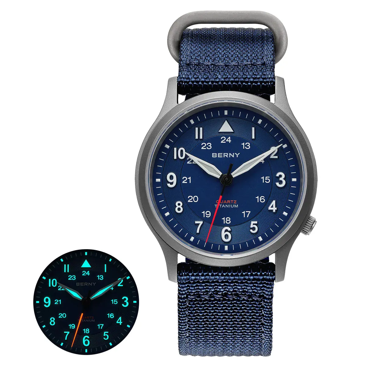 Montre Berny T2596M Quartz – Bleu