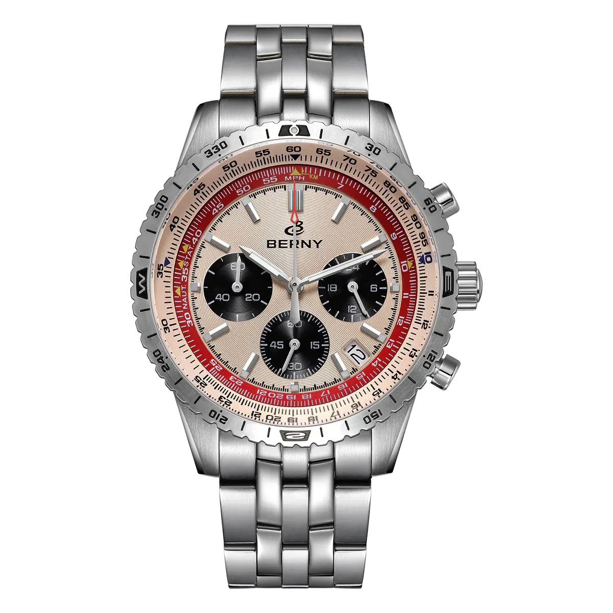Montre Berny Quartz – Marron