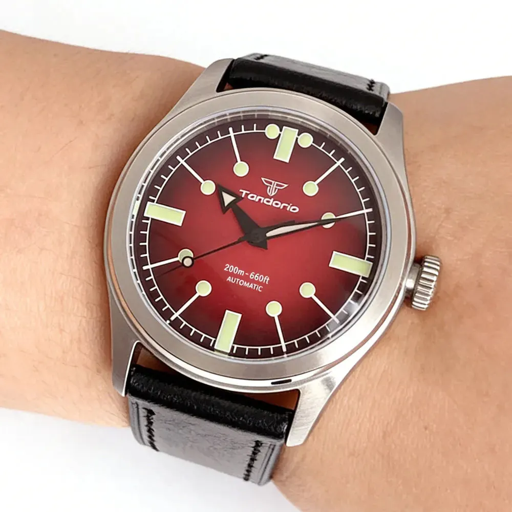 Montre Tandorio TD158A Automatique 38 mm – Rouge / NH35A