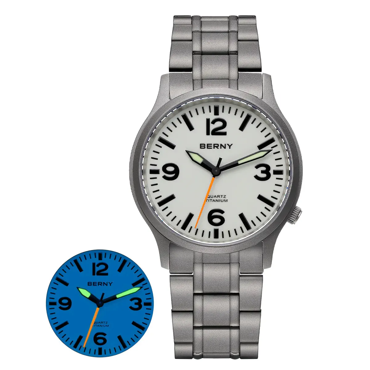 Montre Berny T2576MS Quartz – Blanc