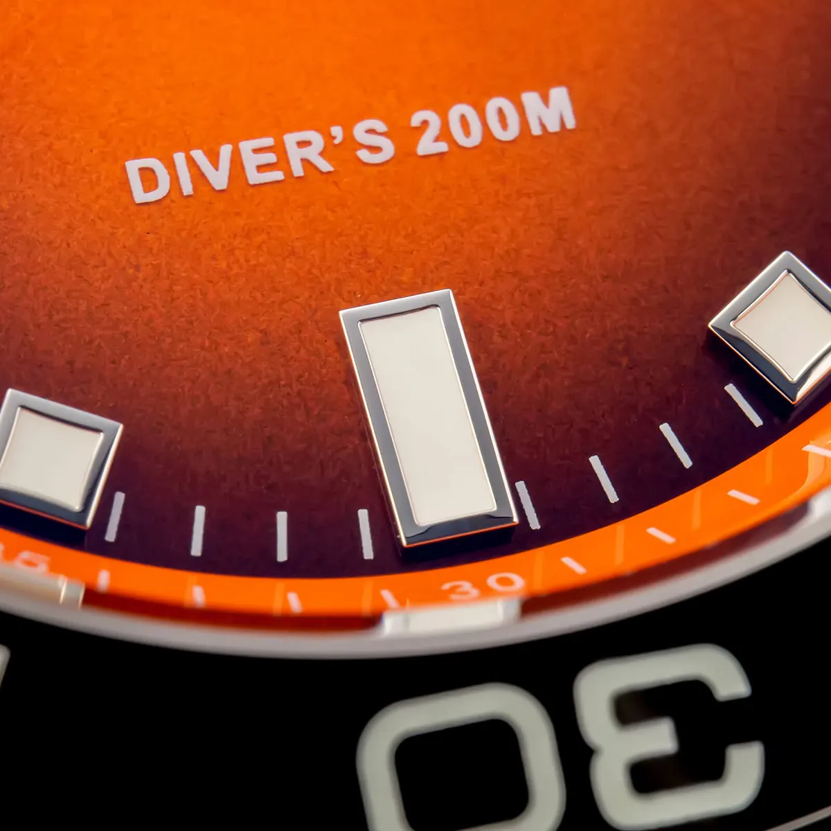 Montre Addiesdive AD2089 – Orange / Bracelet acier