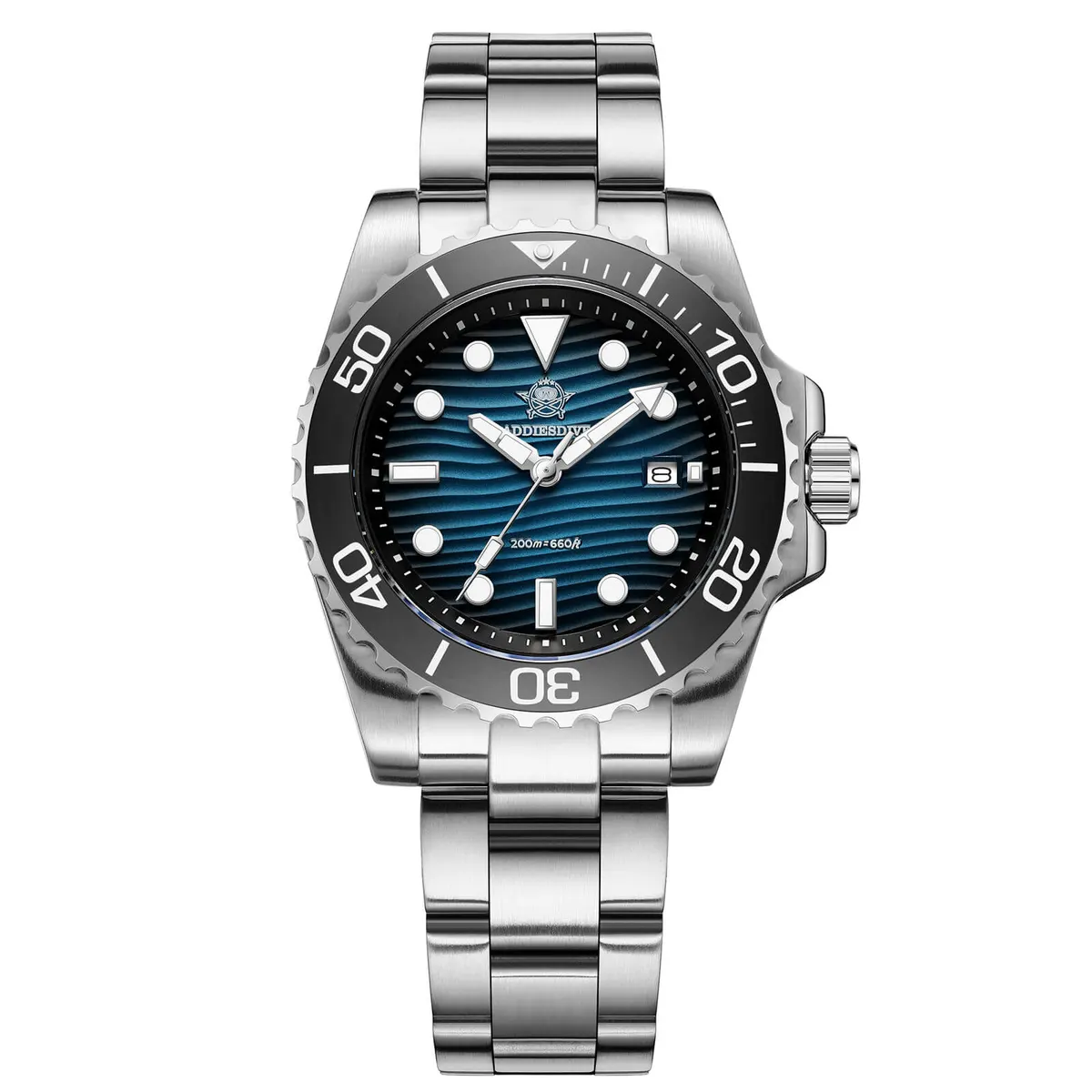 Montre Addiesdive AD2537 Quartz 41 mm – Bleu