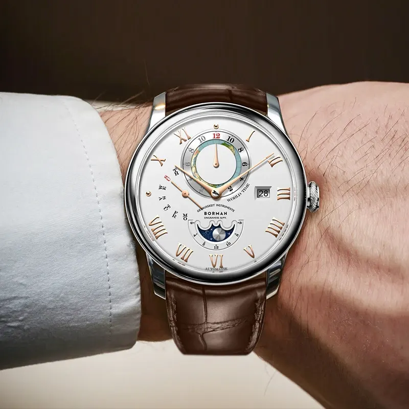 Montre Borman Automatique 40 mm – Argent