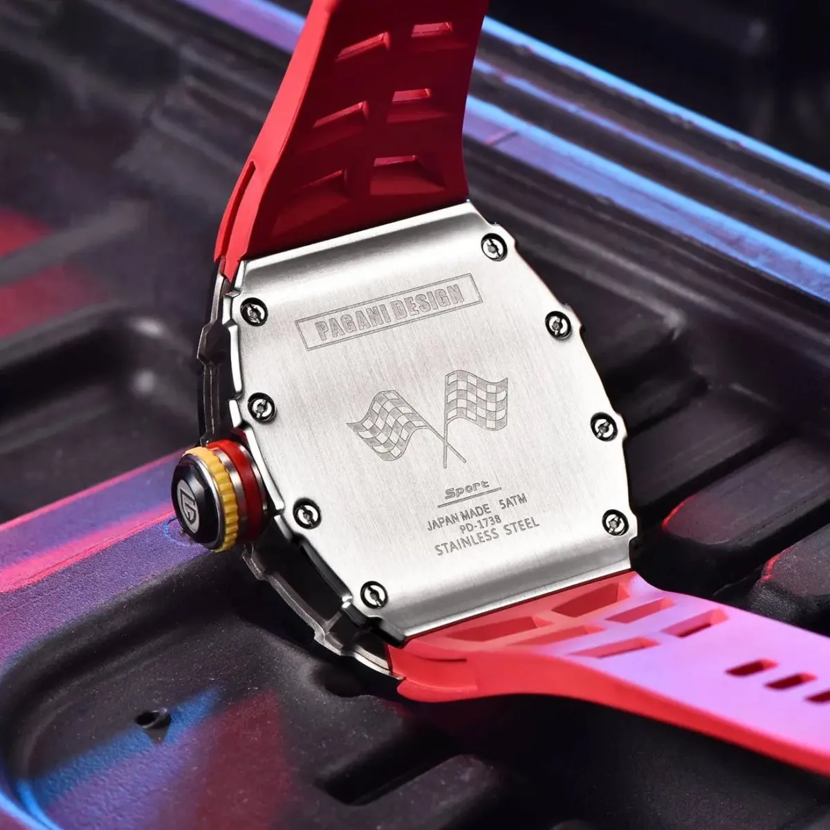 Montre Pagani Design Quartz 42 mm – Bleu