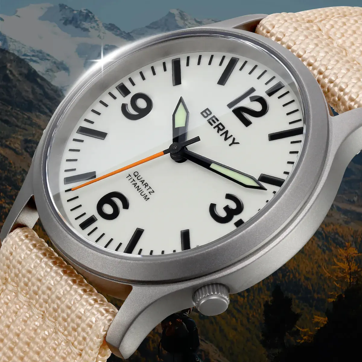 Montre Berny T2576M – Blanc