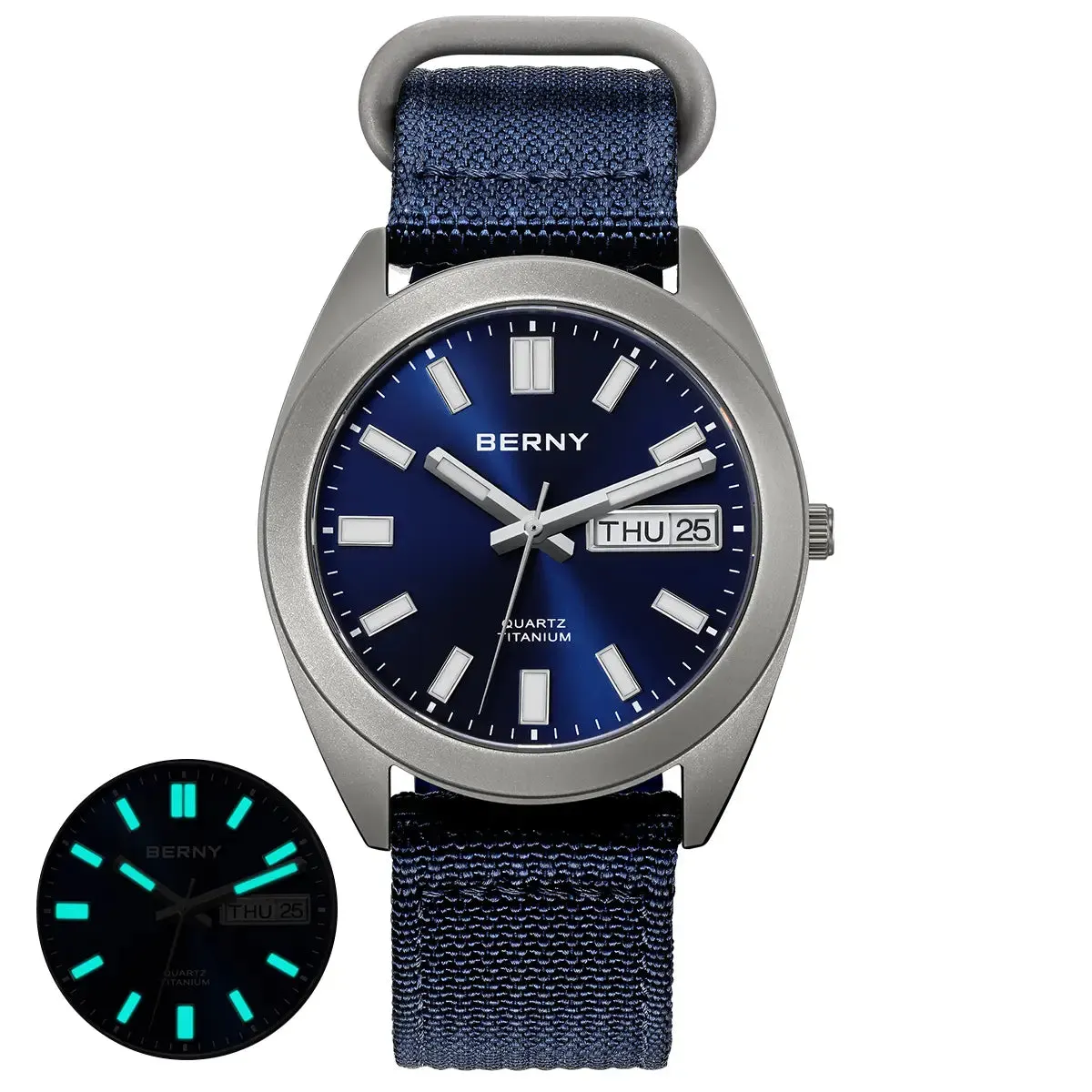 Montre Berny T2567M Quartz – Bleu
