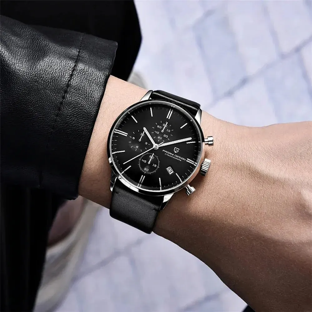 Montre Pagani Design PD-2720K – Or noir / Cuir