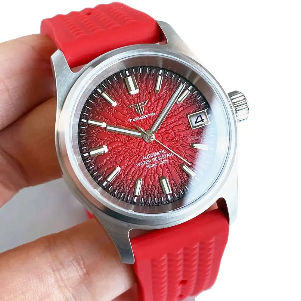 Montre Tandorio TD105M Automatique 36 mm – Rouge