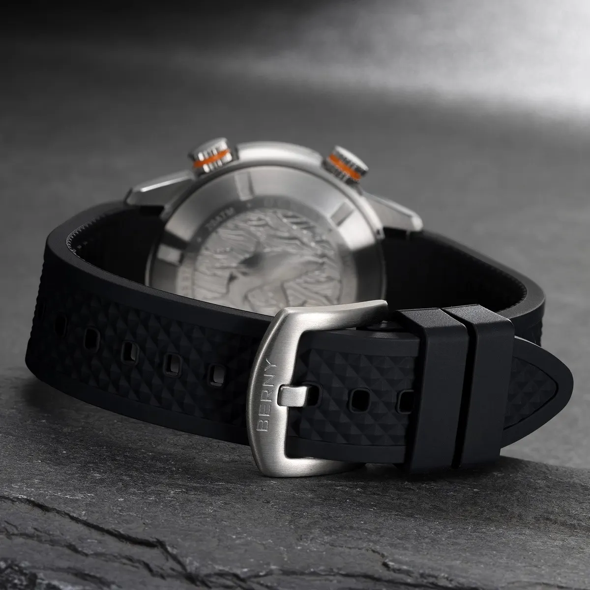 Montre Berny AM164M – Argent / Blanc