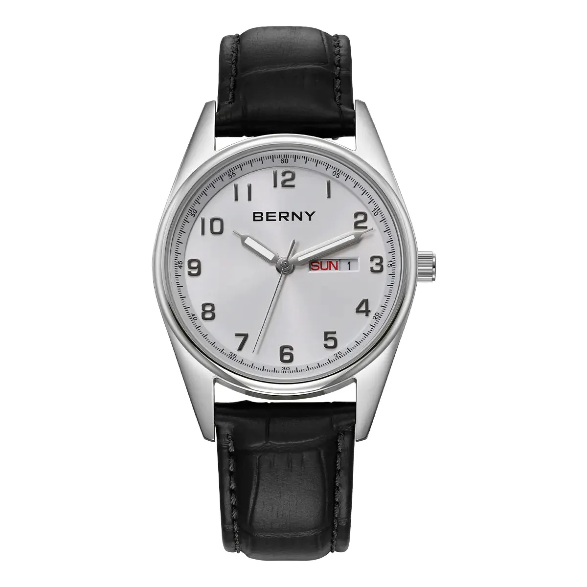 Montre Berny Quartz – Blanc / Argent