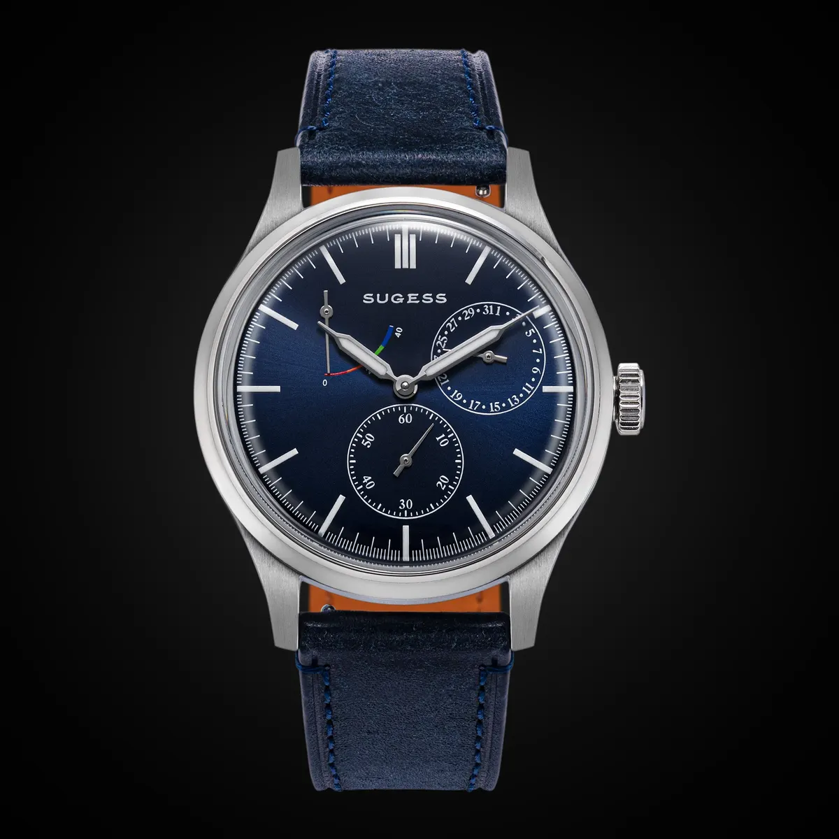 Montre Sugess S458 – Cadran bleu