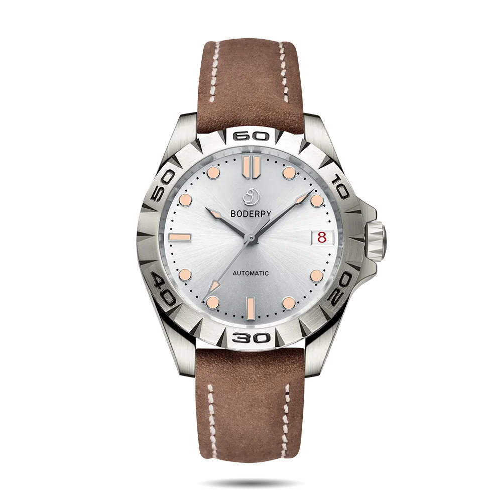 Montre Boderry Automatique 41,5 mm – Argent