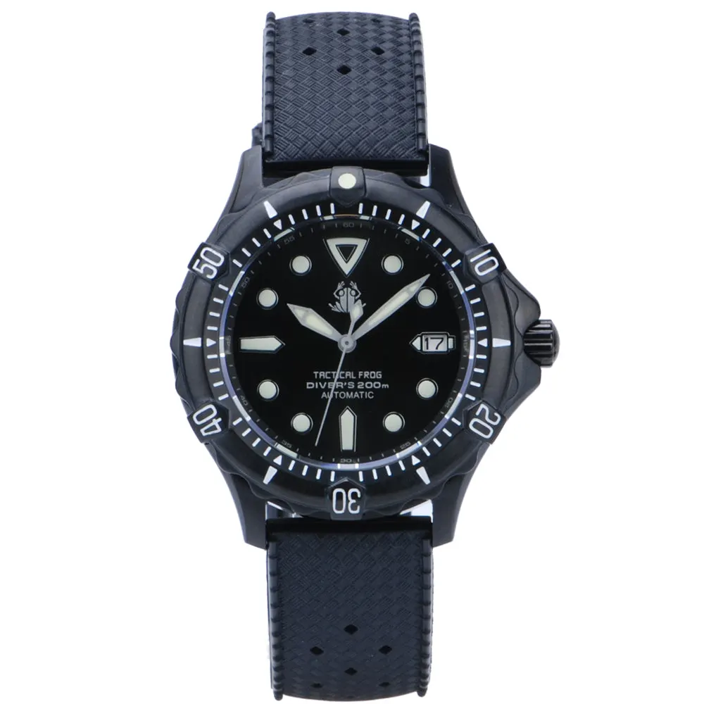 Montre Tactical Frog Automatique 49 mm – Noir