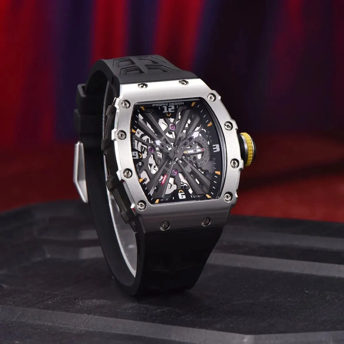 Montre Pagani Design Quartz 42 mm – Bleu