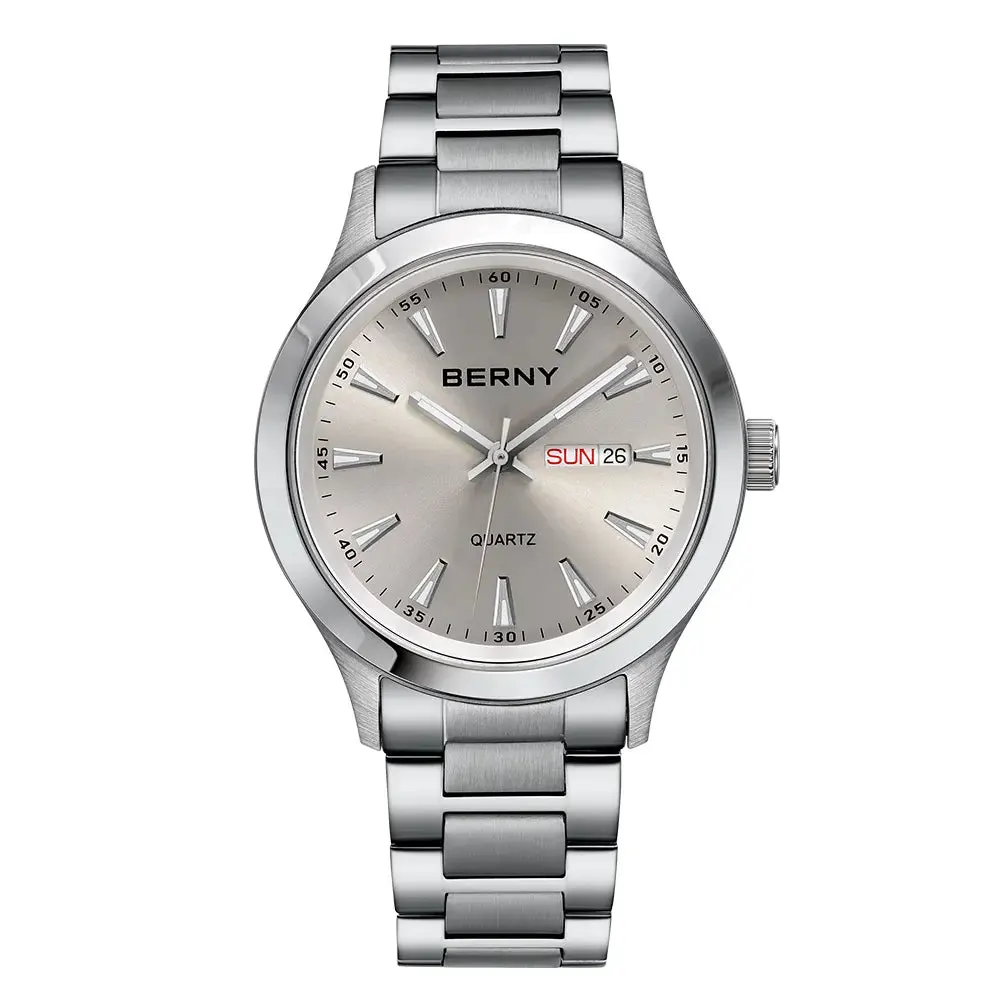 Montre Berny Quartz – Argent
