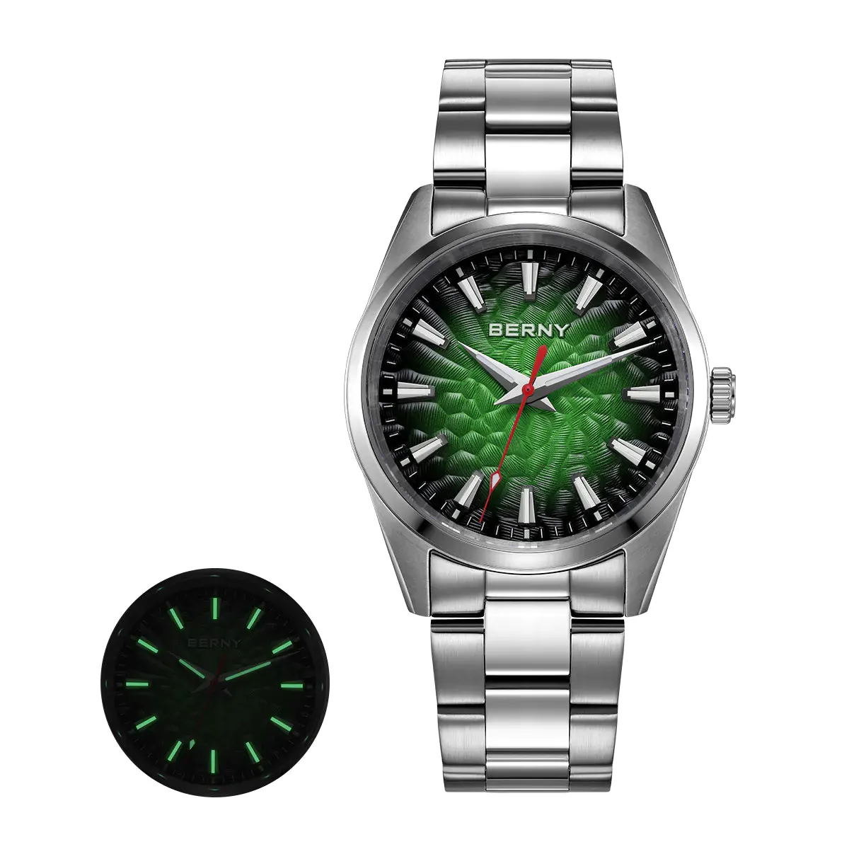 Montre Berny Quartz – Vert