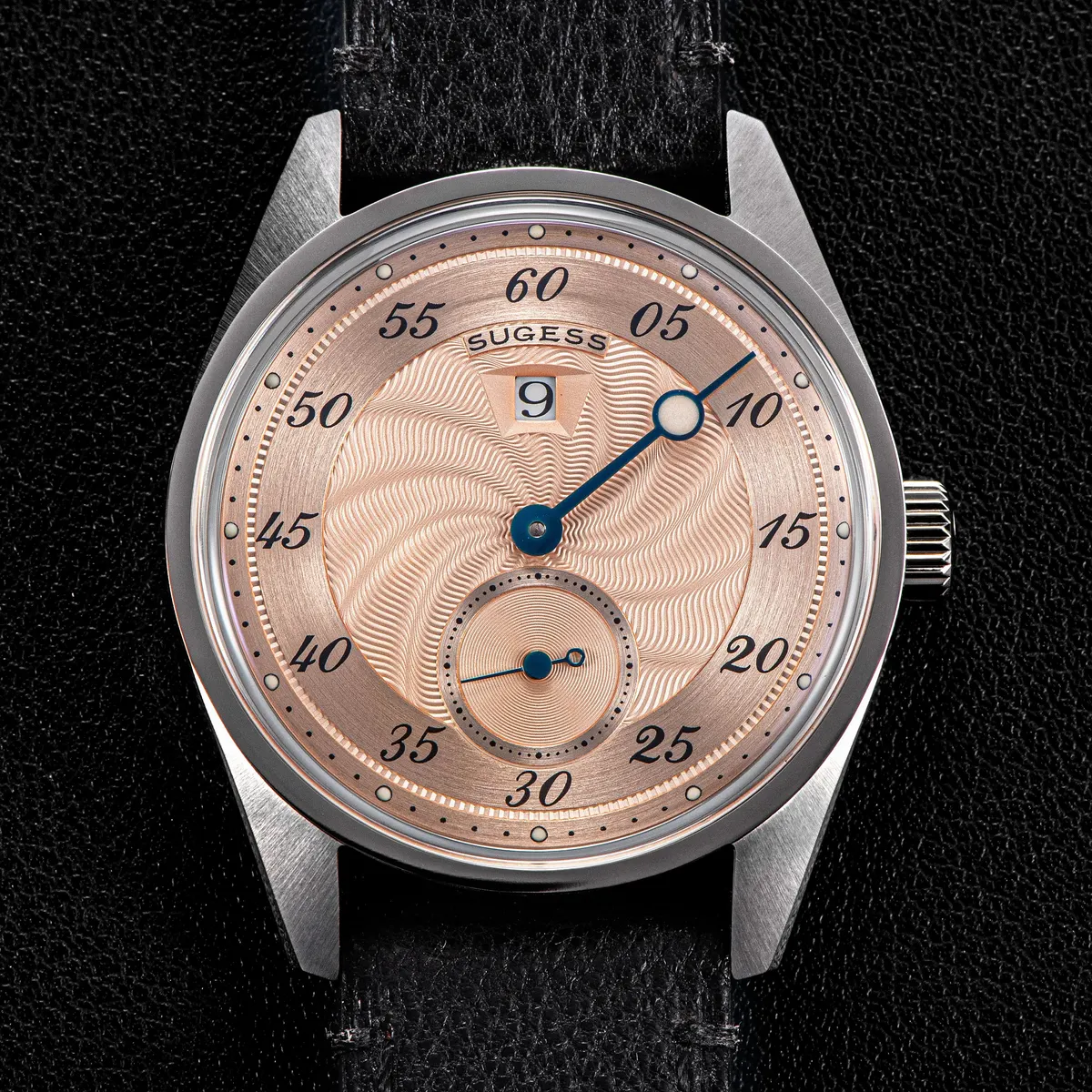 Montre Sugess S451-1 – Bracelet gris cuir