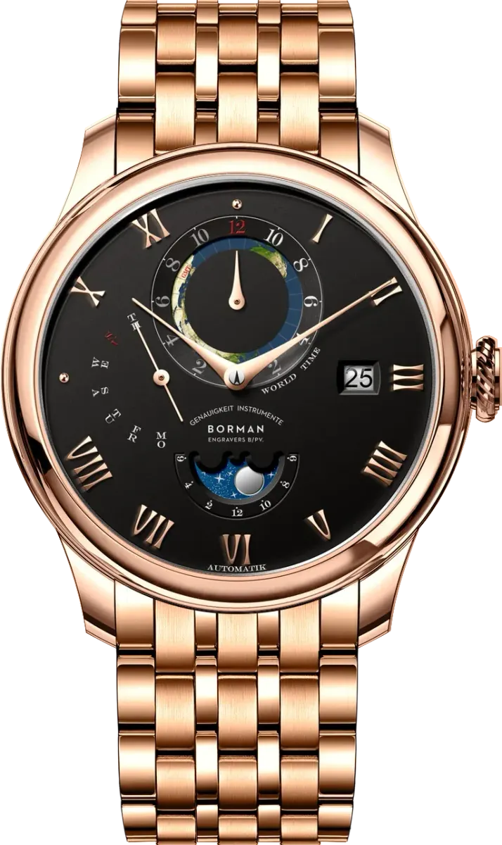Montre Borman Automatique 40 mm – Or rose