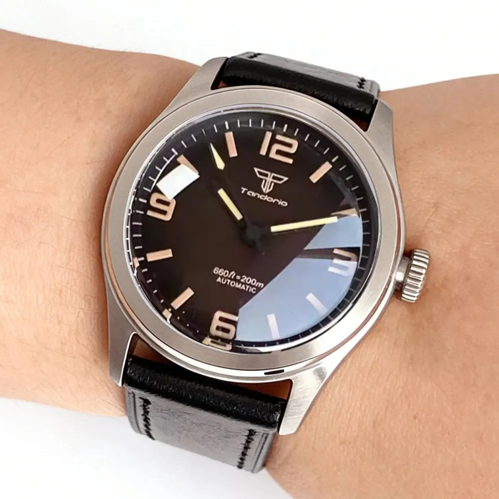 Montre Tandorio TD158A Automatique 38 mm – Marron / NH35A
