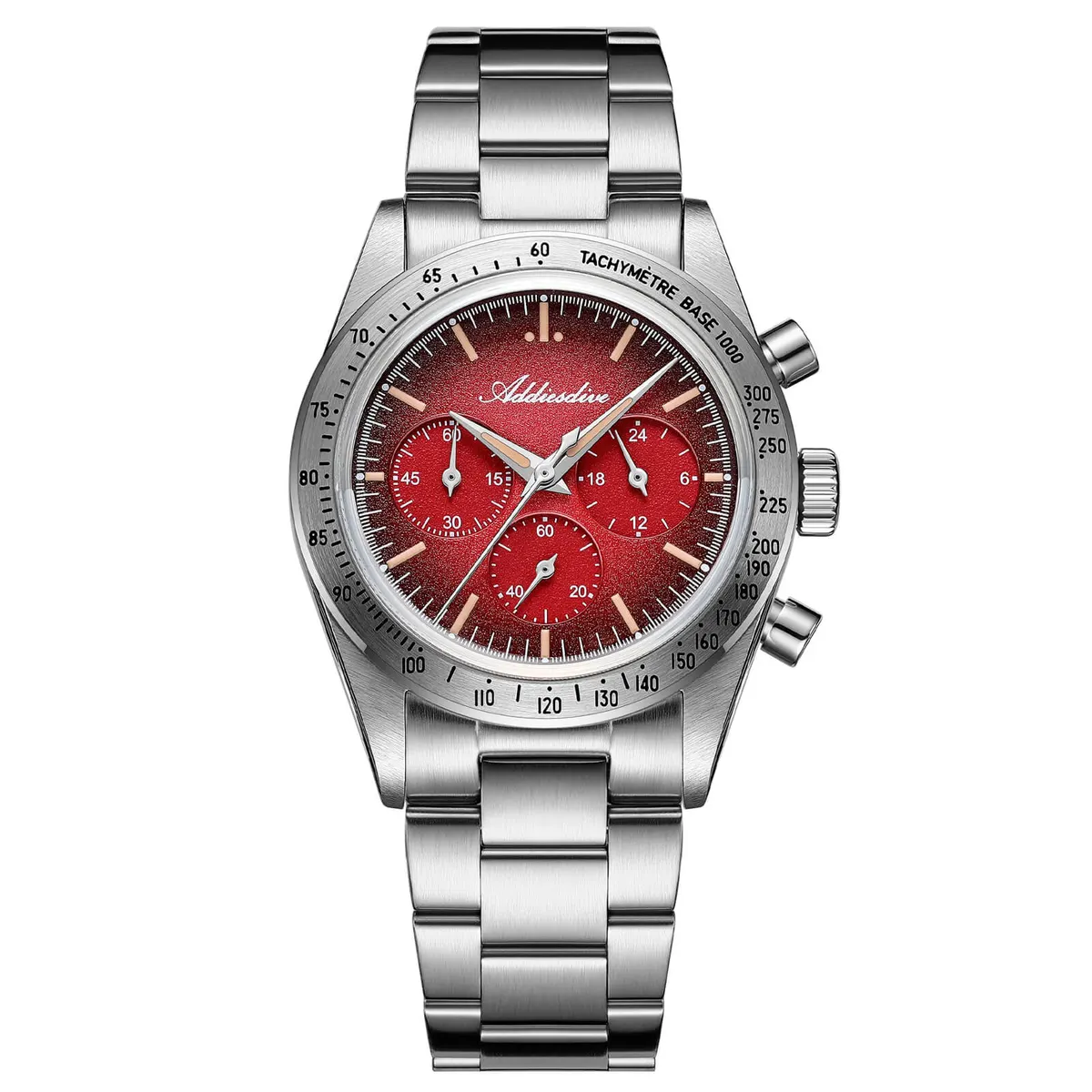 Montre Addiesdive AD2552 Quartz 37 mm – Rouge