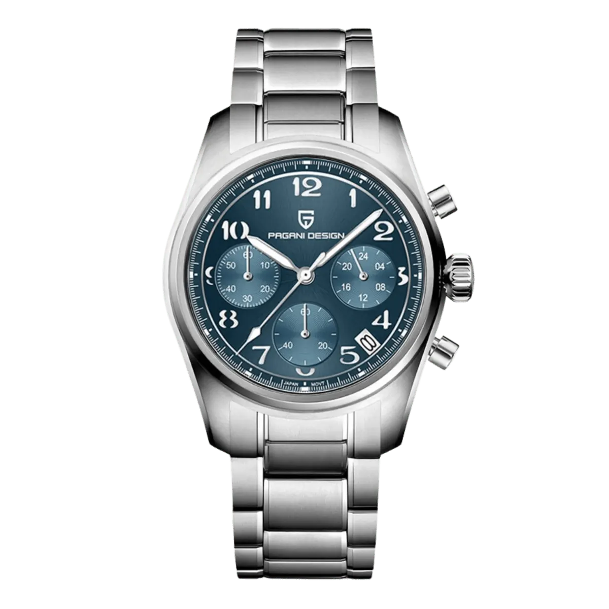 Montre Pagani Design Méca-quartz 38 mm – Bleu