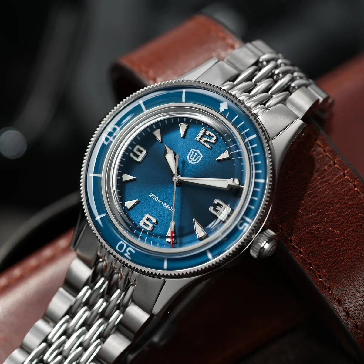 Montre Watchdives WD50Q Quartz 38 mm – Verre saphir
