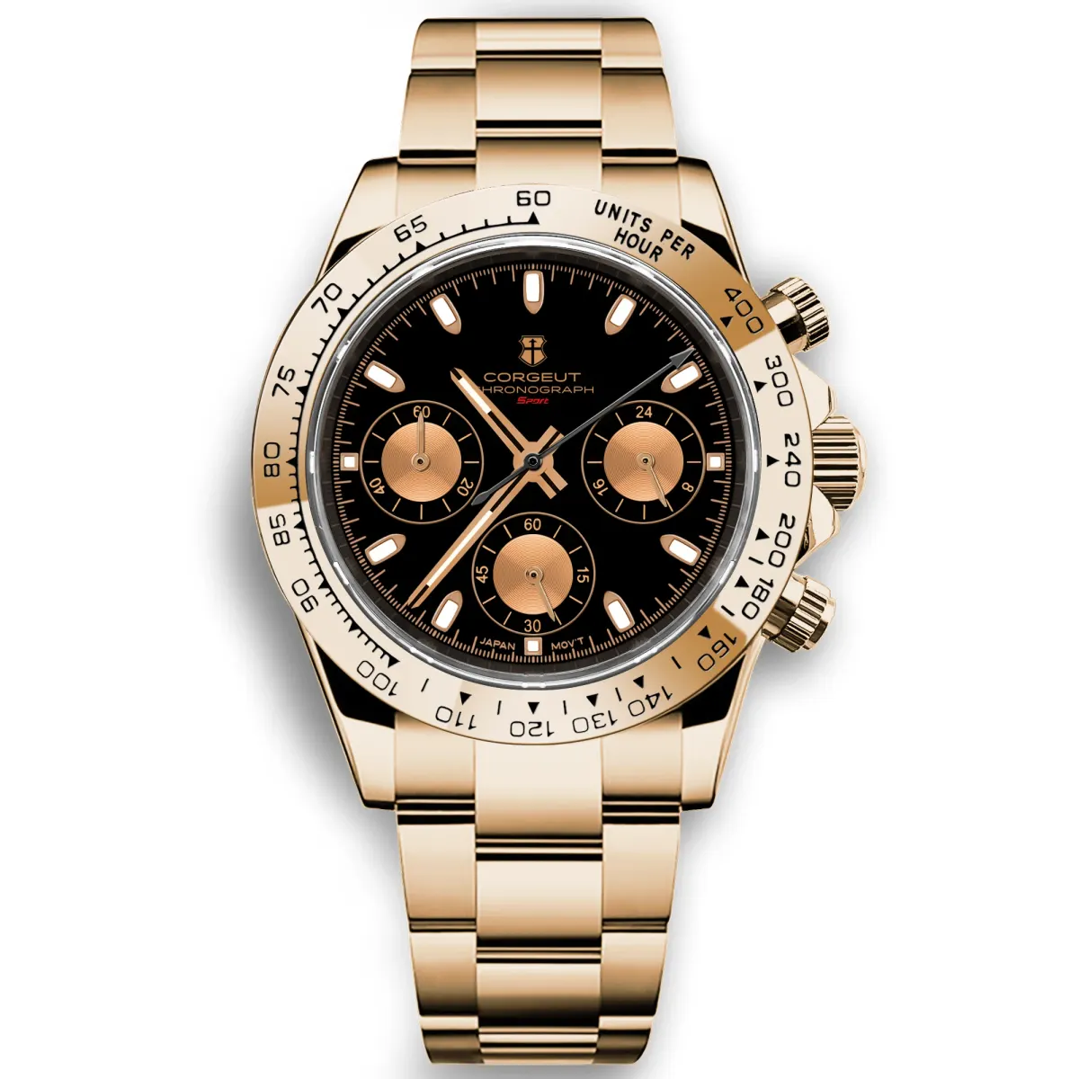 Montre Corgeut Méca-quartz 39 mm – Version 9