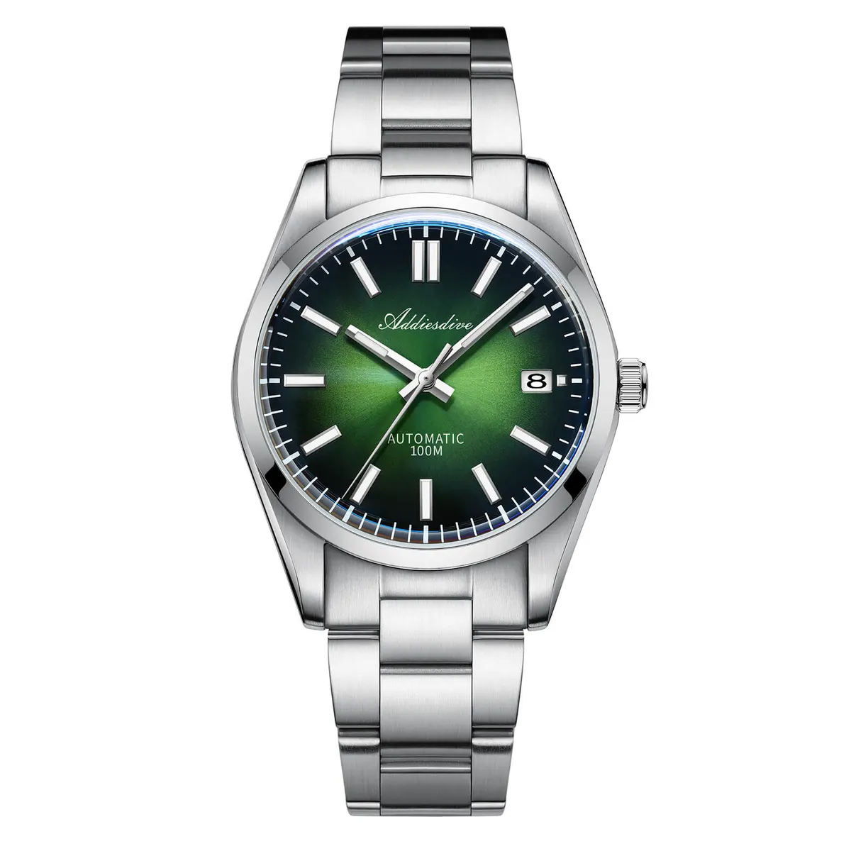 Montre Addiesdive AD2071 Automatique 39 mm – Dégradé vert
