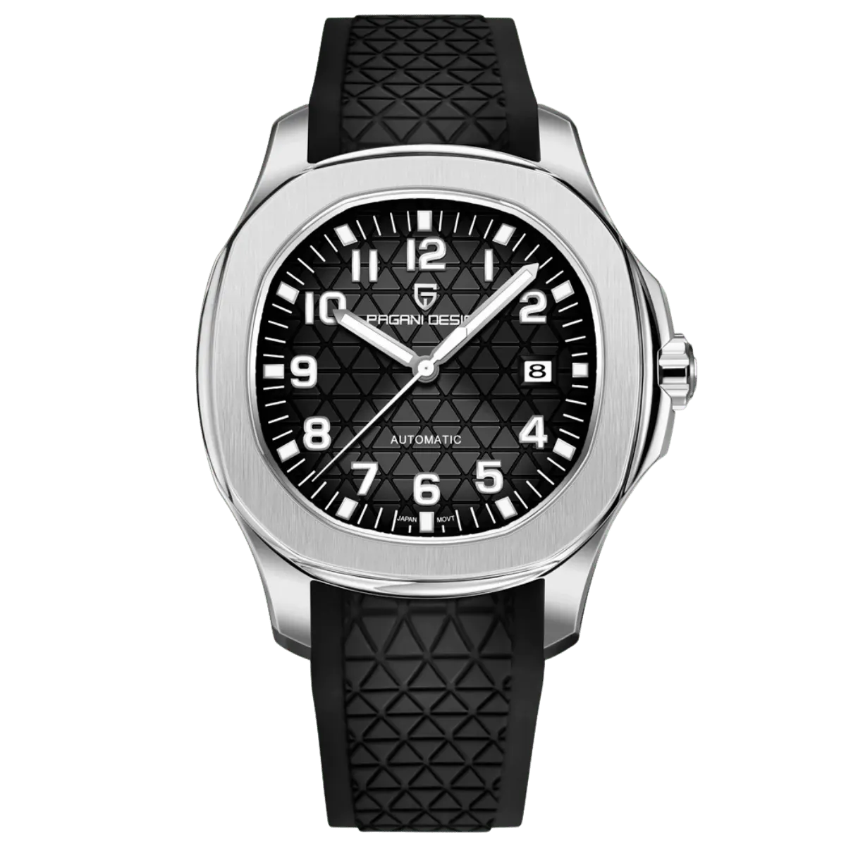 Montre Pagani Design PD-YS031 Automatique 41 mm – Argent noir