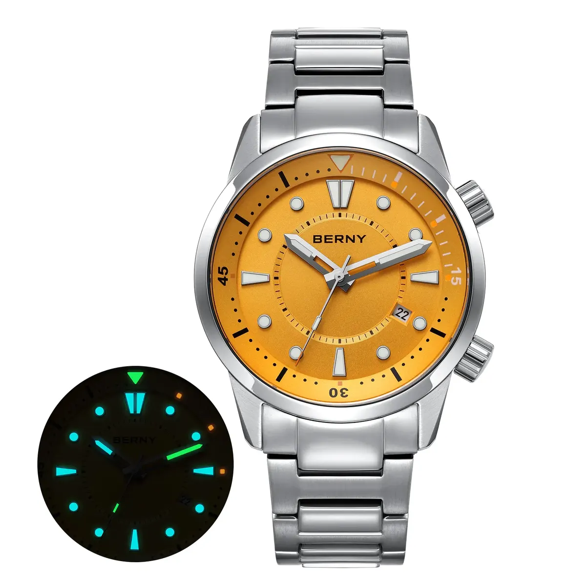 Montre Berny AM539MS Automatique – Orange