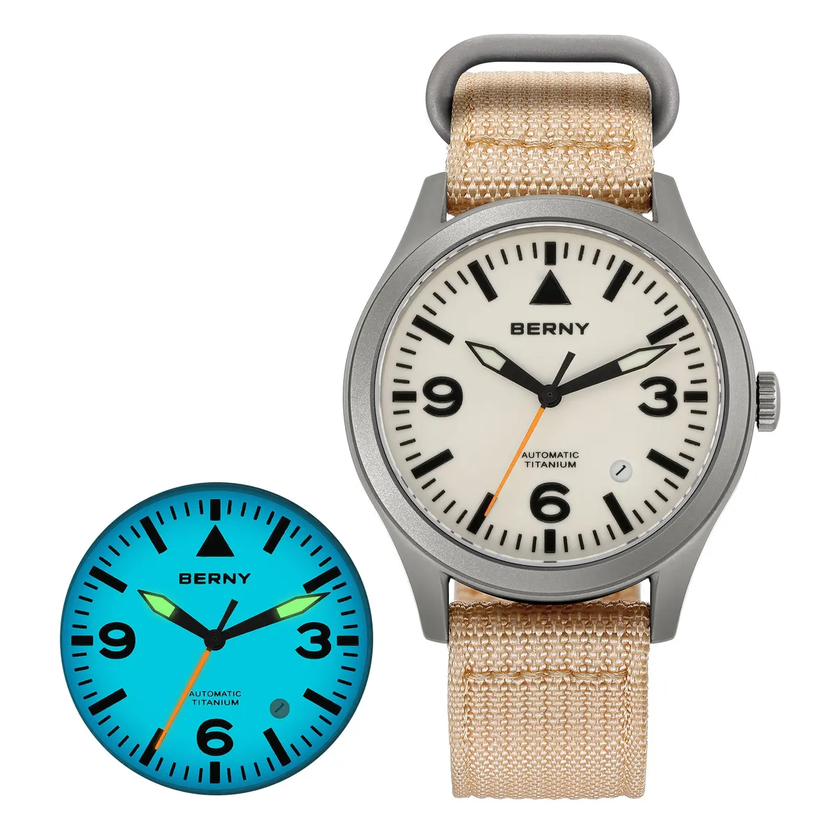 Montre Berny AMT143M Automatique – Blanc