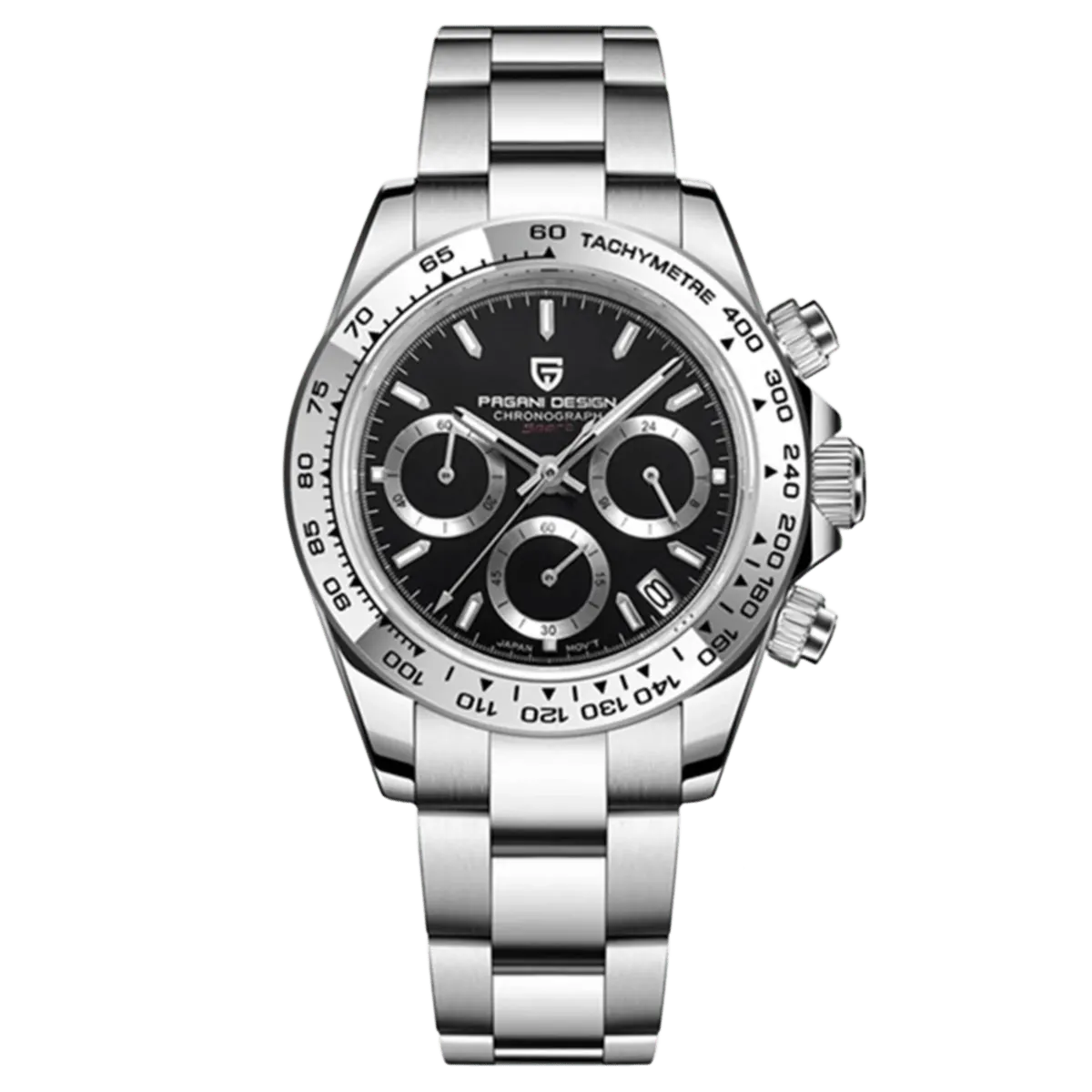 Montre Pagani Design PD-1727 Méca-quartz 40 mm – Noir