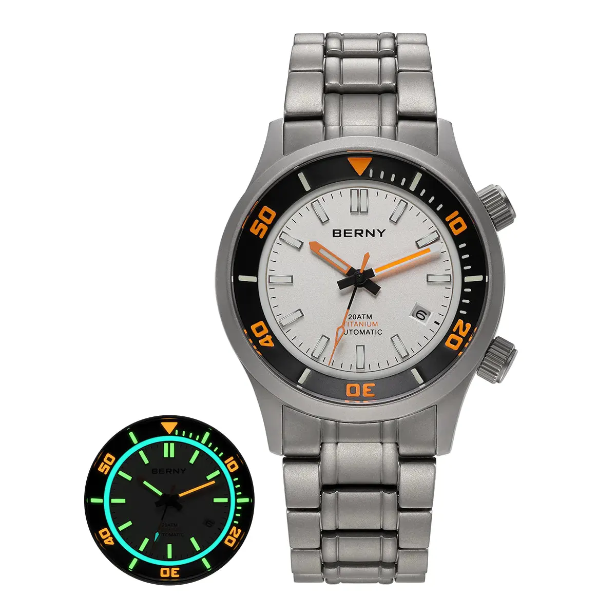 Montre Berny AMT149MS Automatique – Blanc