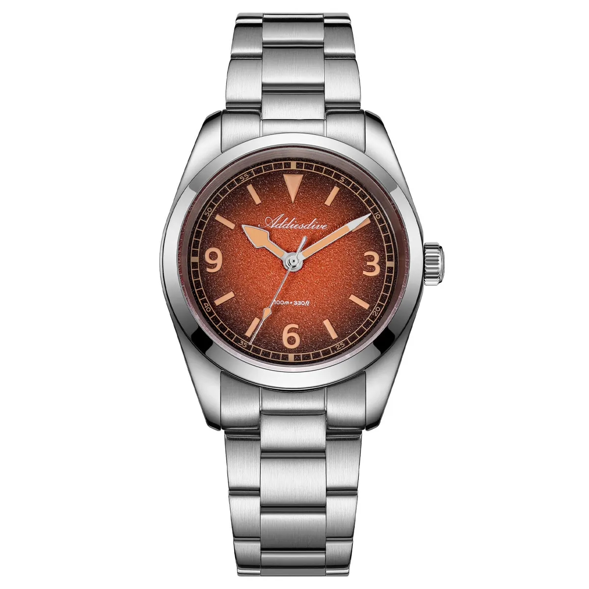 Montre Addiesdive AD2554 Quartz 36 mm – Orange